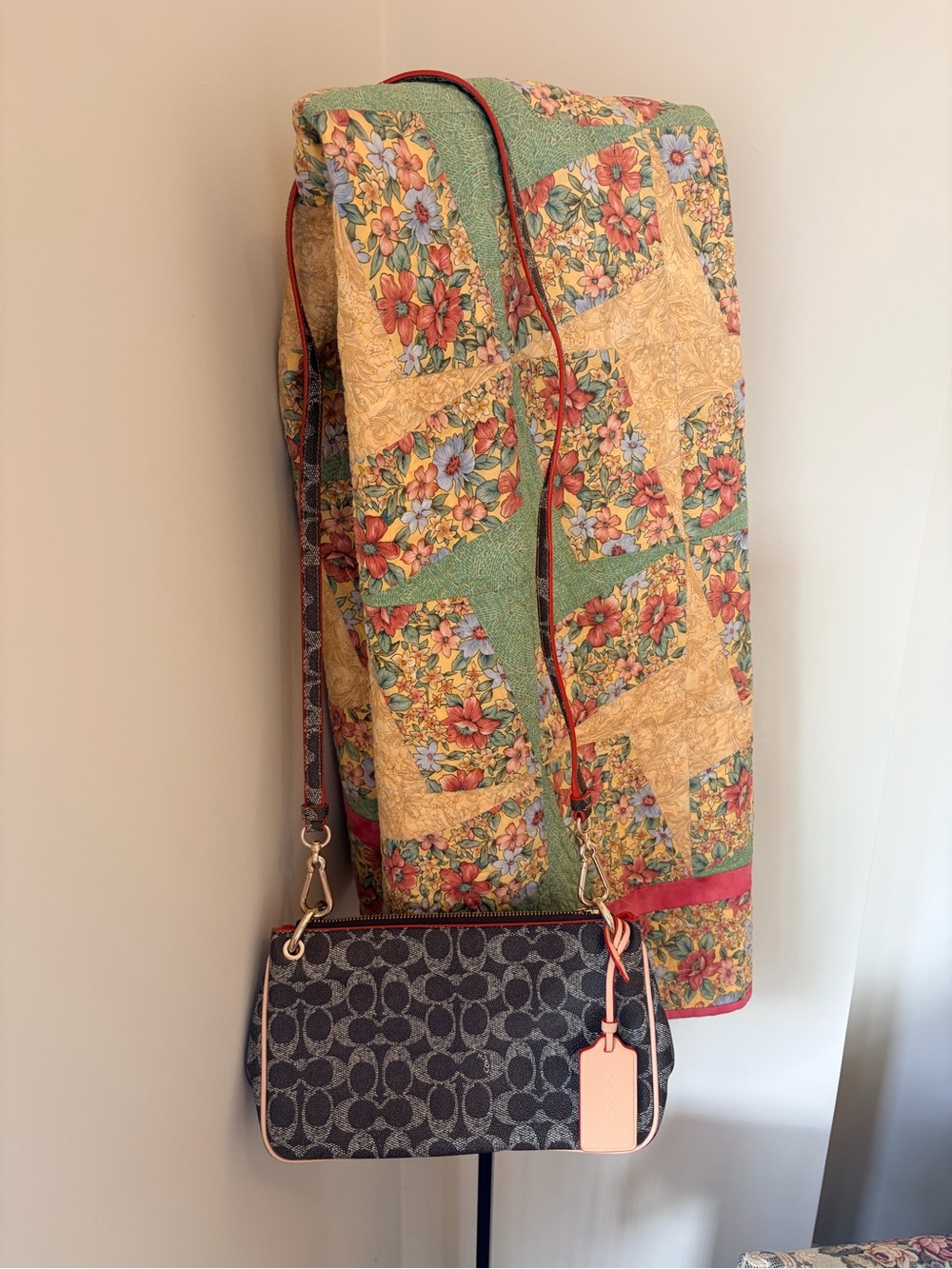 Coach Small Signature Canvas Shoulder Bag